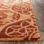 Tapis floral en laine / viscose touffeté à la main Kouerga-29019276