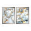 Or brisé et marbre gris I - impression d'art moderne abstrait 2 pièces-1985609602-2044553803