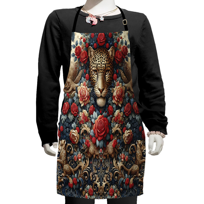 No Pattern Bib Apron