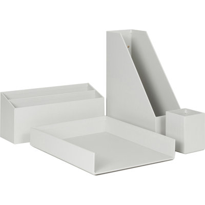 Justinia Cardboard Desk Organizer Set