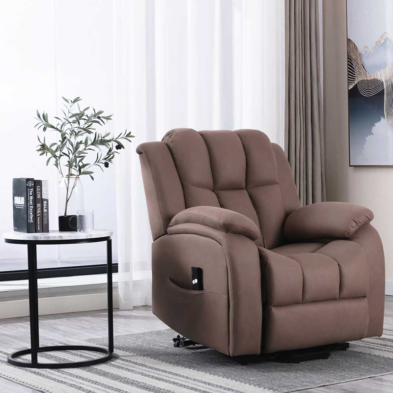 Krikoris Lift Assist Ergonomic Recliner, Mocha