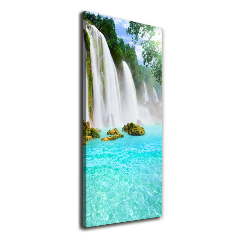 Waterfall - Wrapped Canvas Print