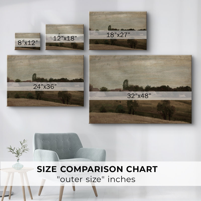 Paysages rétro-CDLxxx - Cavas enveloppés de galerie, 32 x 48