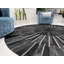 Tapis noir en cuir de vache Juwairia-1926618974