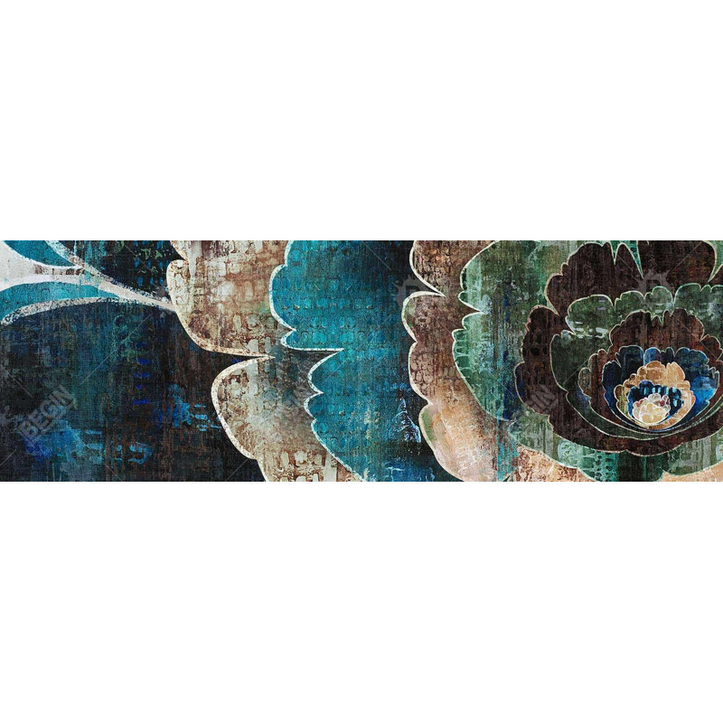 «Blue Flower Montage», reproduction sur toile