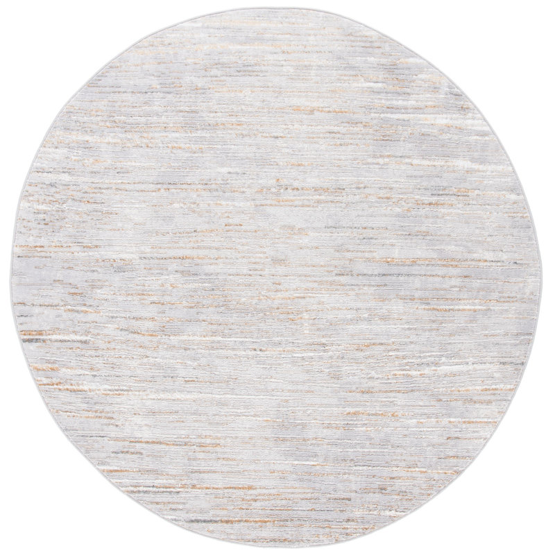 Korn Performance Abstract Rug, Round 3'