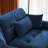 U Shaped Sectional Sofa Cloud Couch With Movable Ottomans, Convertible Deep Modern Velvet Comfy Upholstered Corner Couch With Blostered Armrests, Waist Pillow And Throw Pillows-236576210-266288637-266288636