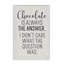 Giclée encadrée «Chocolate Is Always The Response» par Lux + Me Designs-923120768-923120769