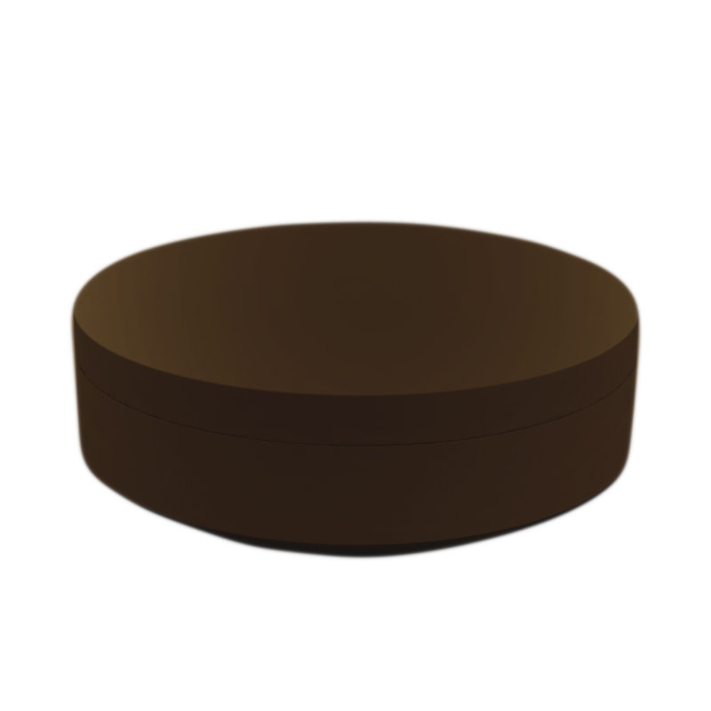 Vela - Round Ottoman - 47.25"Dia - Basic, Bronze