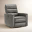 Fauteuil inclinable électrique pivotant en cuir Mila-114111993