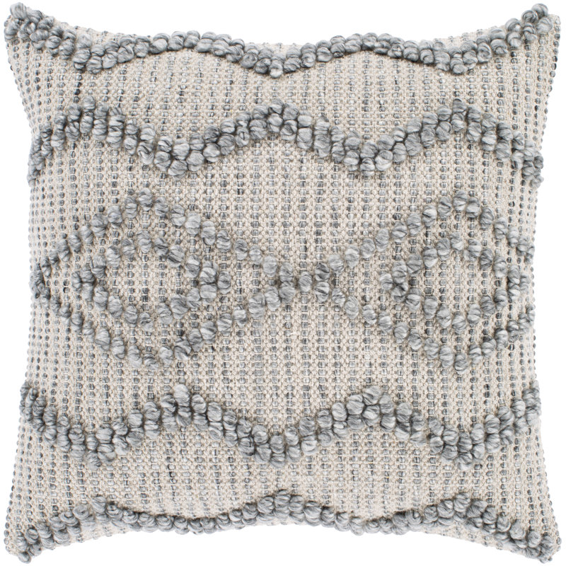 Anders Accent Throw Pillow Cover, Polyester/Polyfill, 22" x 22"