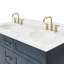 Meuble-lavabo double autoportant 60 po avec plateau en quartz Abell-94003722-138335677