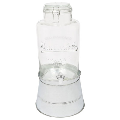 Rink Drink Glass Drinks Dispenser with Tap & Bucket Stand