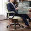 Fauteuil de direction ergonomique à haut dossier en similicuir-133355153-133355155