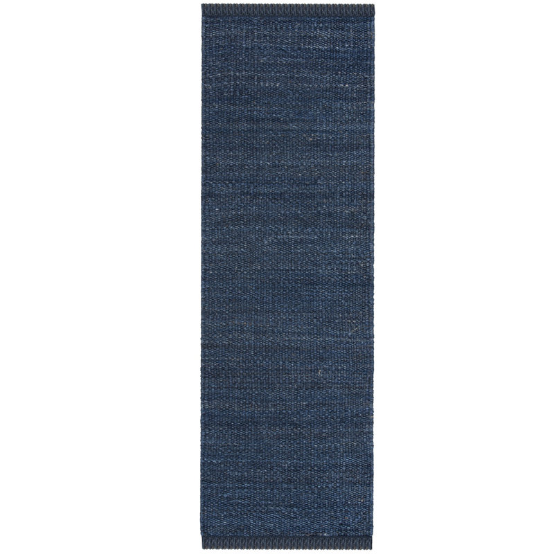 Natural Fiber Hand Woven Jute Solid Color Rug, Runner 2'6" x 10'