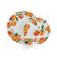 Service de vaisselle léger en porcelaine tendre résistante aux ébréchures 12 pièces Mandarin, service pour 4