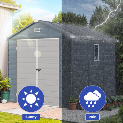 Resin Vertical Storage Shed