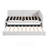 Upholstered Daybed with Trundle, Linen Fabric, No Box Spring Needed, Space-Saving and Durable-114572400-114572402