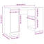 Desk 120X42x76 Cm Engineered Wood-1188274972