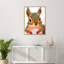 «Squirrel» par Iniyah, reproduction d'art sur toile encadrée-912424192