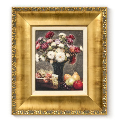 " Asters And Fruit "