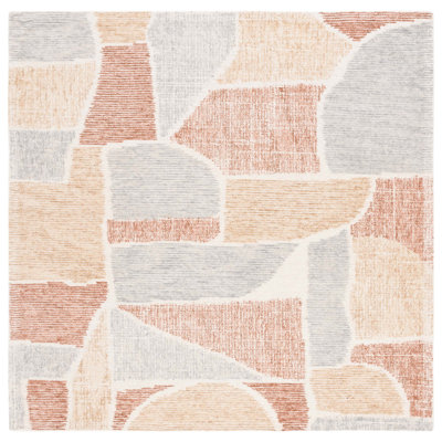 Itzel Hand Tufted Geometric Area Rug 