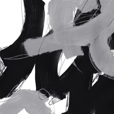 Monochrome IV 1 Piece Wrapped Canvas Painting