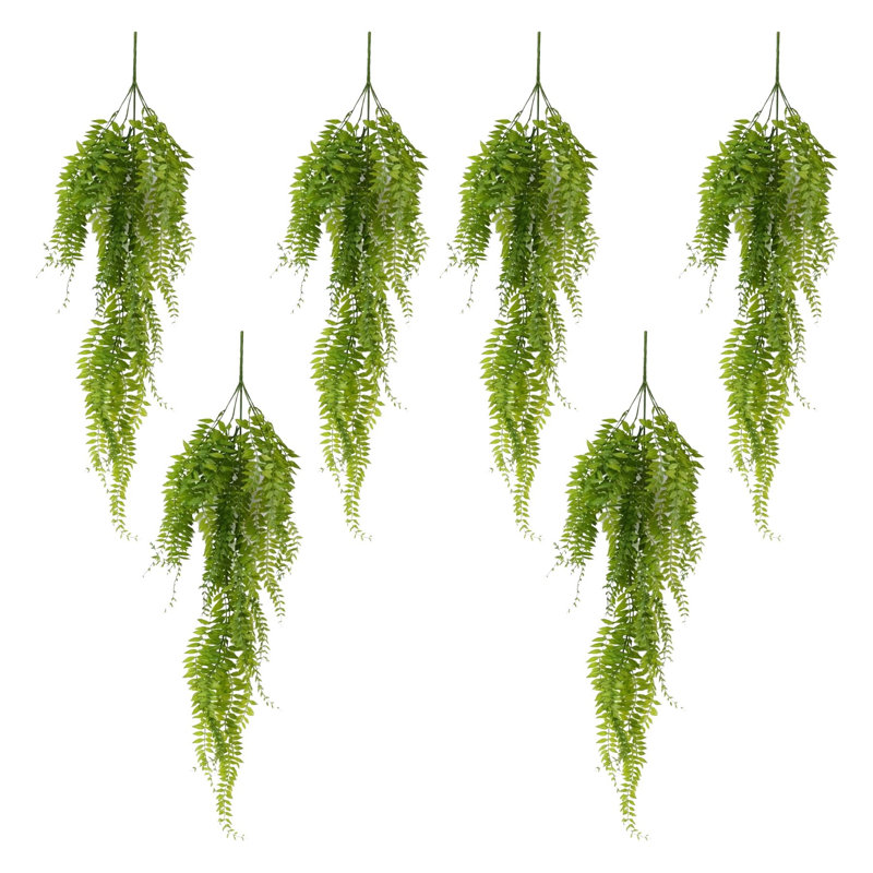 Hanging Plants x6 100 cm H Faux Plant
