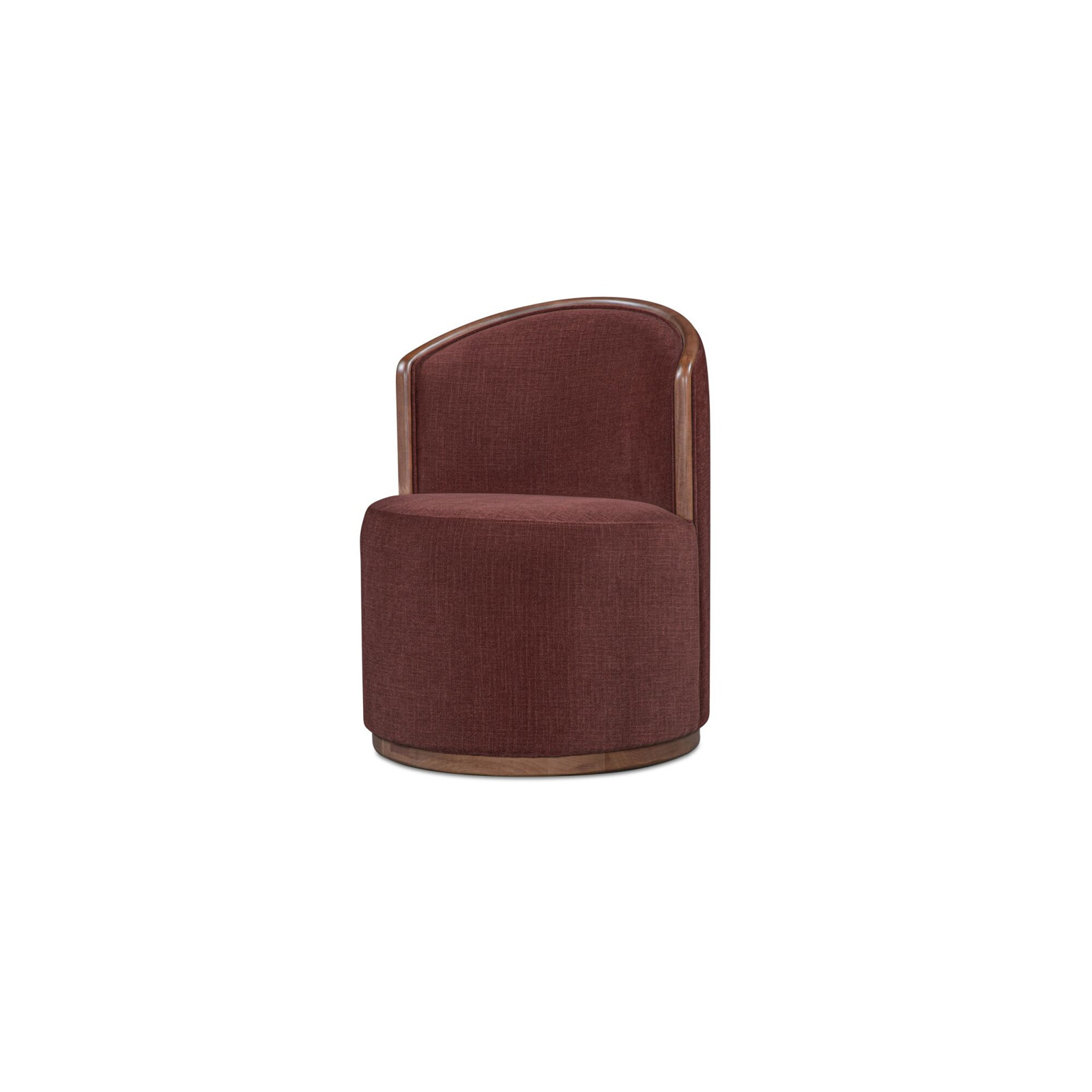 Rossi Swivel Dining Chair Cream, Purple