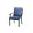 Patio Dining Set Metal Stackable Ergonomics Dining Armchairs & Rectangular Table-1389977342-1389977217