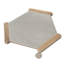 Aureole 8,66 po X 9,84 po Carreau de sol et mur hexagonal en porcelaine grise matte et brun (8,07 pieds carrés / caisse) - 18 feuilles