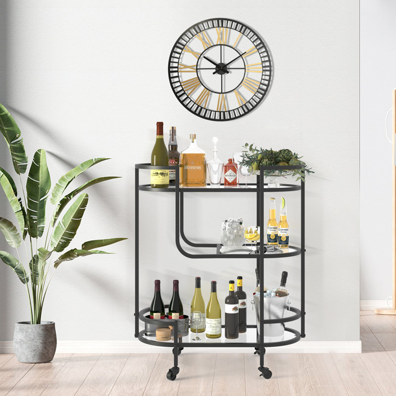 Travone Metal Bar Cart