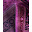 Overdyed Hand-Knotted Wool Modern-Contemporary Purple Runner 2' 8" x 12' 8"