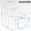 Fauteuil inclinable électrique à moteur Infinity Position-1202250974