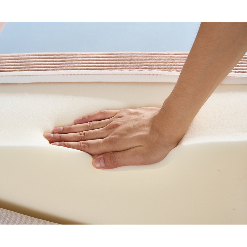 Canapé convertible Boneless Sleeper, H 28,34 po x l 62,99 po x P 37,4 po, Orange rouillé