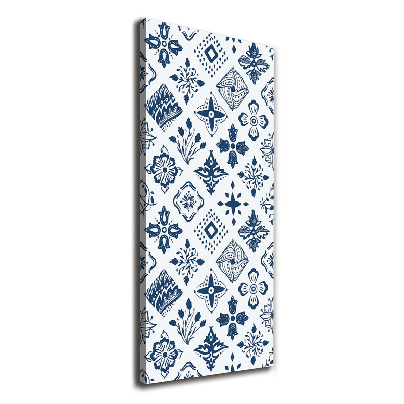 Floral 1 Piece Wrapped Canvas Wall Art