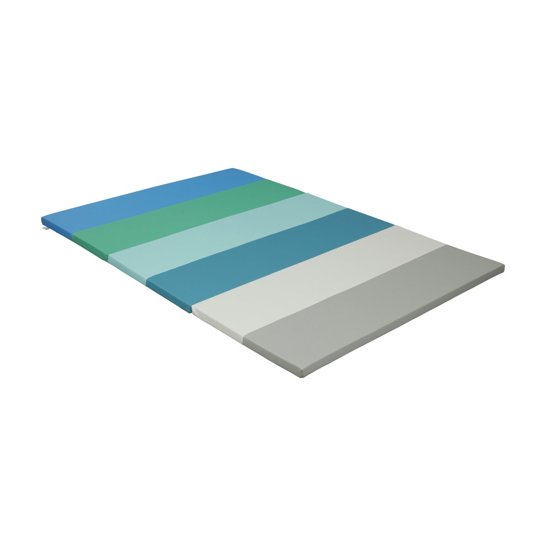 ECR4Kids SoftZone 6-Section Rainbow Runway Activity Mat, Folding Playmat Factory Direct Partners
