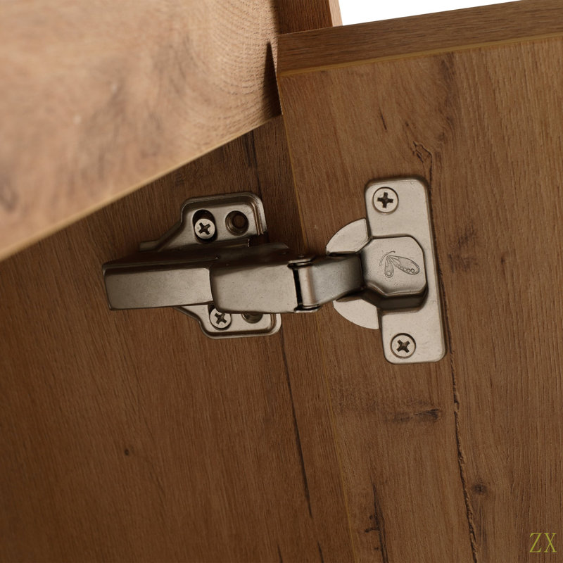 Armoire de salle de bain 24 po avec lavabo, portes à fermeture douce, fixation flottante, pour petite salle de bain