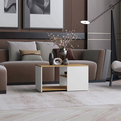 Table basse, 2 tablettes