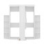 Grand lit escamotable avec armoire murale dissimulée, 2 tablettes latérales à 3 niveaux, bureau convertible, support de rangement supplémentaire-122259278