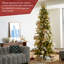 Sapin de Noël mince pré-éclairé-905069794