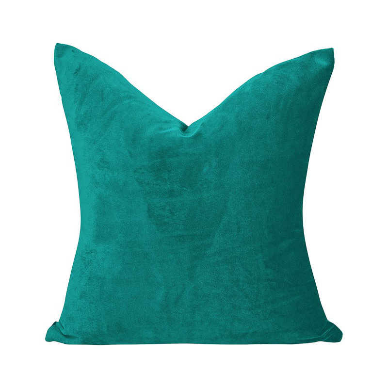 Matte Velvet Cushion Cover - 1 Pc, 56cm x 56cm, Powder Blue