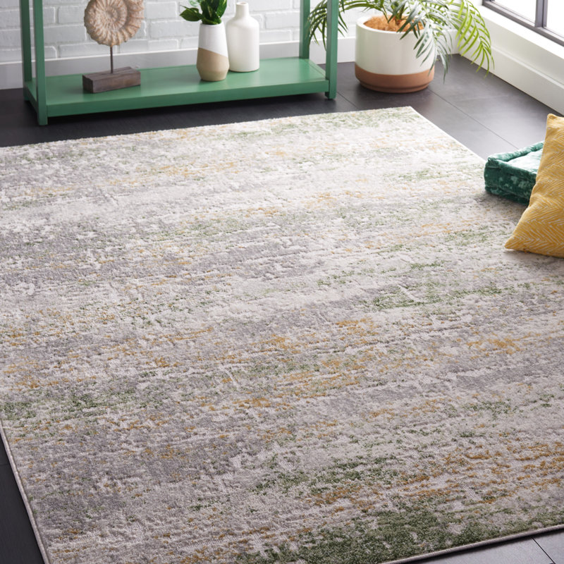 Palma Performance Abstract Rug, Rectangle 5'3" x 7'6"