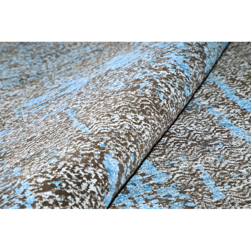 Neo Villa Wool Area Rug, Rectangle 6' x 8'11"