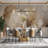 Modern Abstract Geometric Wall Mural-100971295