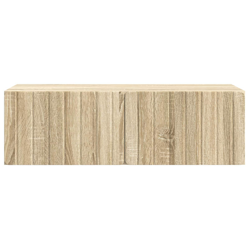 Unfinished TV Stand, Sonoma Oak, 30cm H x 98cm L x 41cm W