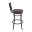 Tabouret de comptoir pivotant Tatyana