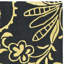 Tapis noir / vert en laine touffeté à la main Chanler-593879708