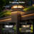 2x Bigger Size Solar Post Cap Lights Outdoor 4 Pack, 56 Brighter Leds Fence Post Solar Lights Outdoor Waterproof With 3 Modes For 4x4, 5x5 Or 6x6 Vinyl Wooden Posts