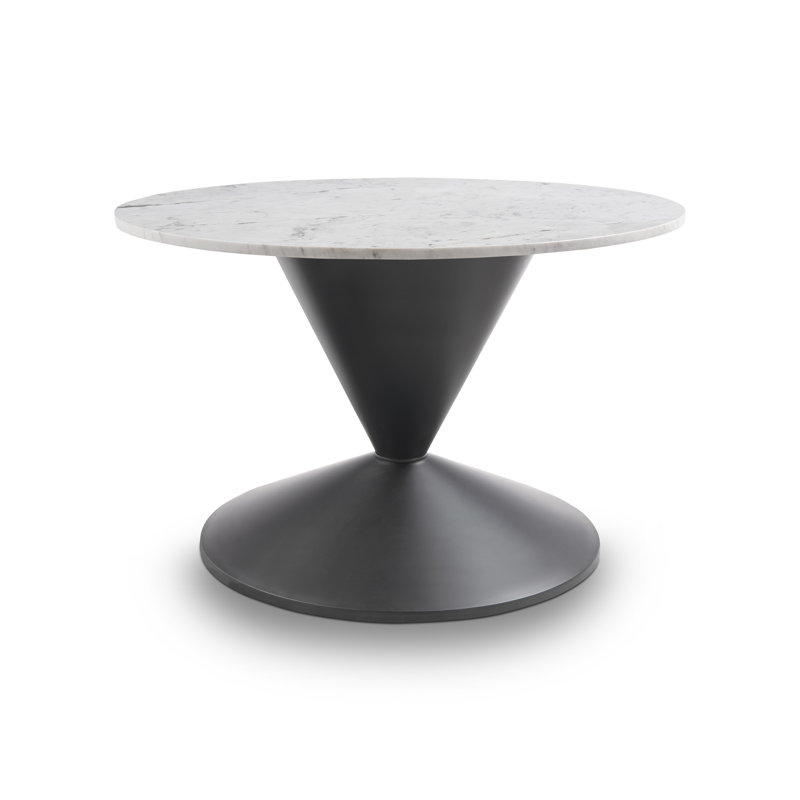 Montour Pedestal Coffee Table, Black